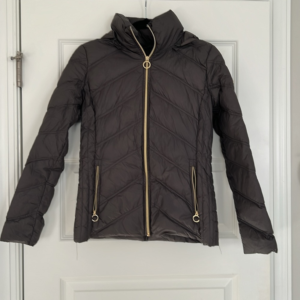 Michael Kors gray down coat